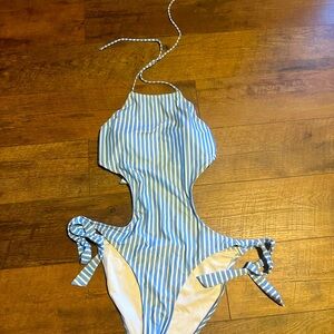 Cute Striped Monokini